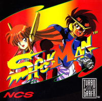 Shockman TurboGrafx-16 US box art